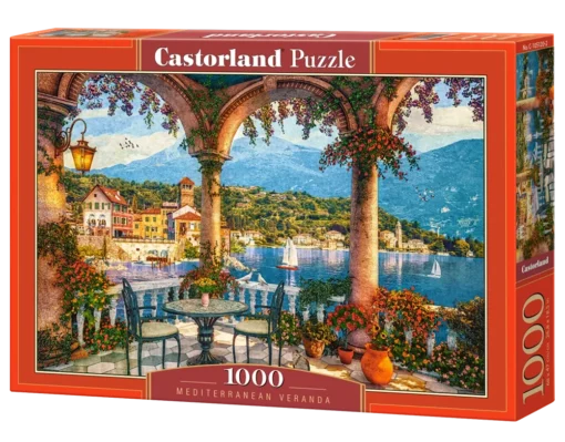 Пъзел Castorland 1000 части - Средиземноморска веранда