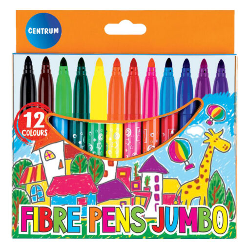 Флумастери Centrum Jumbo Magic 12 цвята