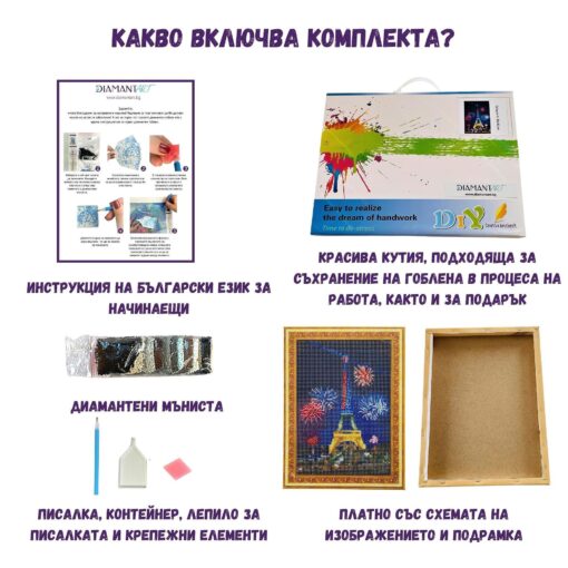 Диамантен Гоблен с подрамка "Розов Букет" - 30 x 40 см, Квадратни мъниста - Image 4