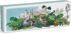 Двустранен панорамен пъзел Galison от 1000 части - Мечтания - Кристиан Лакроа