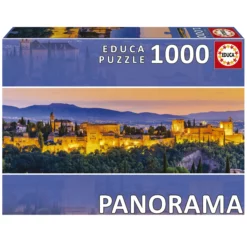 Пъзел Educa от 1000 части - Алхамбра, Гранада