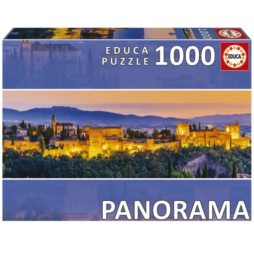 Пъзел Educa от 1000 части - Алхамбра, Гранада