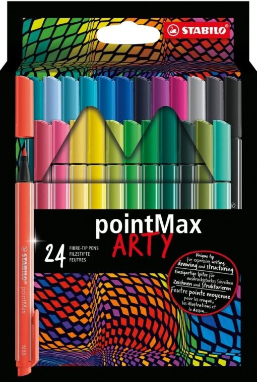 Флумастери Stabilo Arty - pointMax, 24 цвята