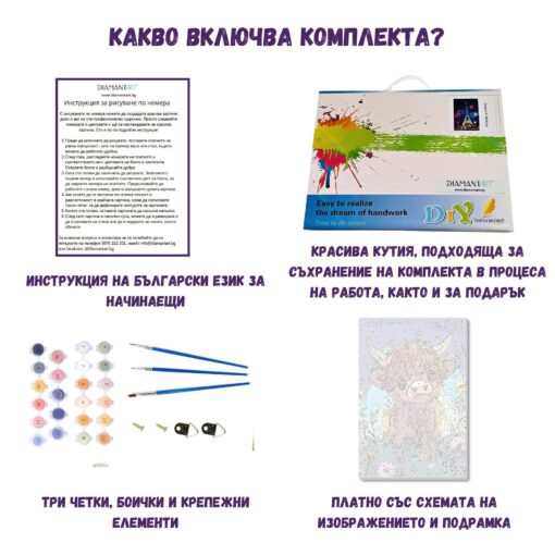 Рисуване по Номера " Залез" 40х50см с подрамка - Image 2