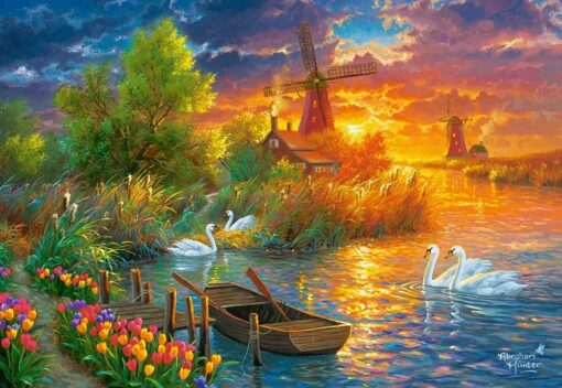 Пъзел Castorland 1000 части - Холандска идилия - Image 2