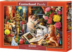 Пъзел Castorland 1000 части - Котенца-магьосници