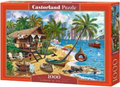 Пъзел Castorland 1000 части - Лято в града