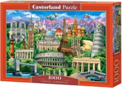 Пъзел Castorland 1000 части - Популярни забележителности