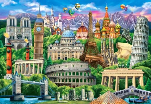 Пъзел Castorland 1000 части - Популярни забележителности - Image 2