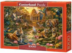 Пъзел Castorland 1000 части - Рай на тигрите