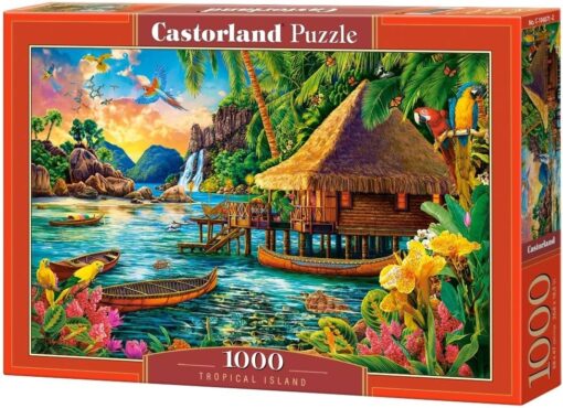 Пъзел Castorland 1000 части - Тропически остров