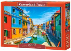 Пъзел Castorland 1000 части - Цветовете на Бурано, Италия