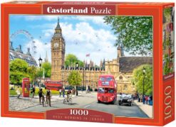 Пъзел Castorland 1000 части - Забързана утрин в Лондон
