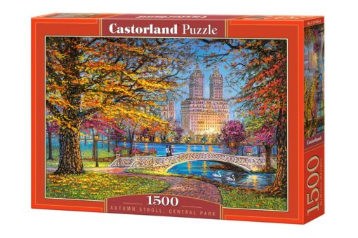 Пъзел Castorland 1500 части -  Есенна разходка, Сентръл Парк