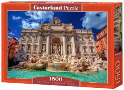 Пъзел Castorland 1500 части - Фонтанът ди Треви, Рим