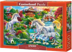 Пъзел Castorland 1500 части -  Градината на еднорозите