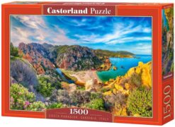 Пъзел Castorland 1500 части -  Коста Парадизо, Сардиния, Италия