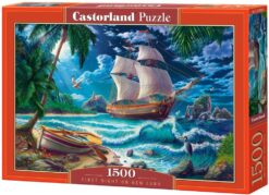 Пъзел Castorland 1500 части - Първа нощ в Новите земи