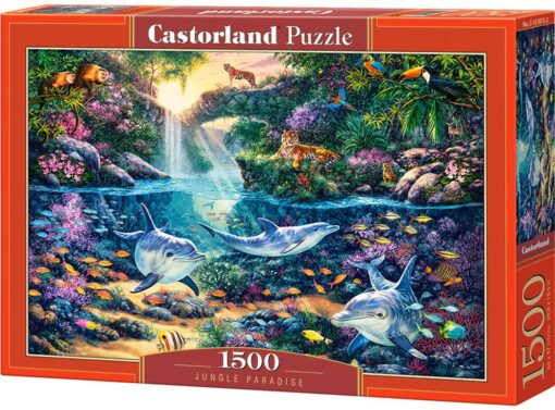 Пъзел Castorland 1500 части - Рай в Джунглата