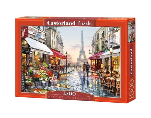 Пъзел Castorland 1500 части - Цветарница в Париж