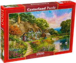 Пъзел Castorland 1500 части -  Вила край реката