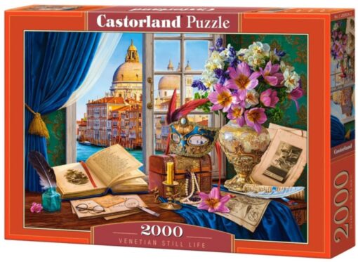 Пъзел Castorland от 2000 части -Венециански натюрморт