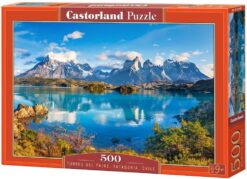 Пъзел Castorland от 500 части - Торес дел Пайне, Патагония, Чили