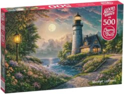 Пъзел Cherry Pazzi от 500 части – Фар по пълнолуние