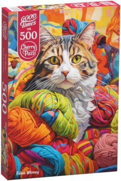 Пъзел Cherry Pazzi от 500 части – Котешка прищявка