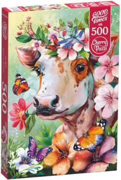 Пъзел Cherry Pazzi от 500 части – "Уау!" Крава