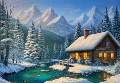 Пъзел Cherry Pazzi от 500 части – Зимен шепот - Image 2