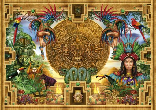 Пъзел Educa от 2000 части - Ацтеки и Маи - Image 2