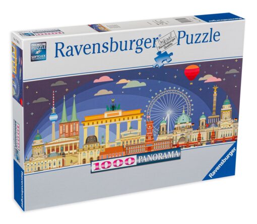 Пъзел Ravensburger от 1000 части - Нощ в Берлин