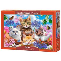Пъзел Castorland от 500 части - Сладки котета