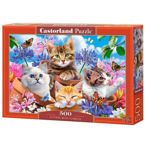 Пъзел Castorland от 500 части - Сладки котета