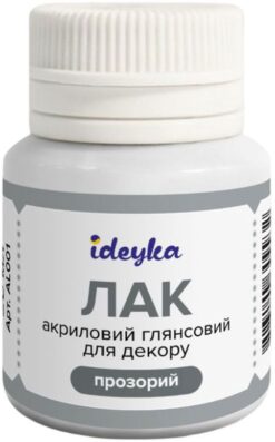 Акрилен лак Ideyka - Гланц, 20 мл