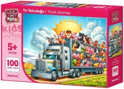 Пъзел Art Kids от 100 части - Пътешествие с камион