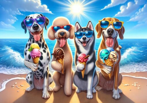 Пъзел Art Kids от 200 части - Кучета на ваканция - Image 2