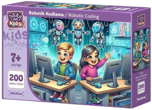 Пъзел Art Kids от 200 части - Проектиране на роботи