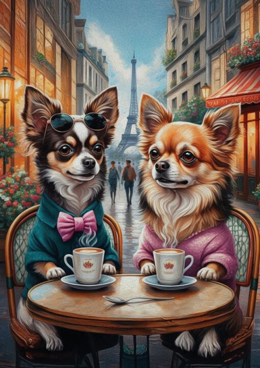 Пъзел Art Puzzle от 260 части - Кученца със стил - Image 2