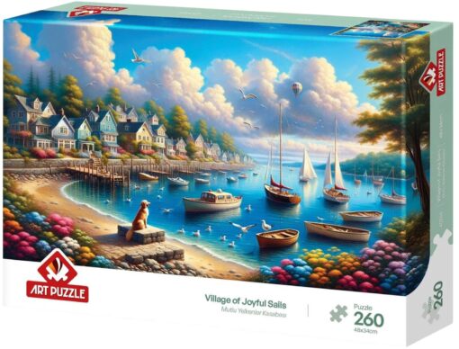 Пъзел Art Puzzle от 260 части - Селището на щастливите рибари