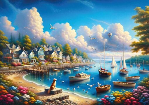 Пъзел Art Puzzle от 260 части - Селището на щастливите рибари - Image 2