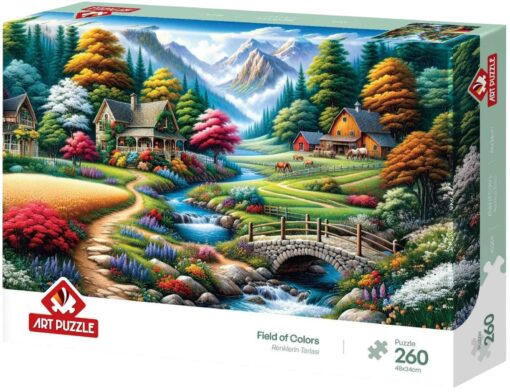 Пъзел Art Puzzle от 260 части - Цветни поля