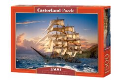 Пъзел Castorland 1500 части - Плавайки по залеза