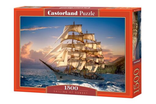 Пъзел Castorland 1500 части - Плавайки по залеза