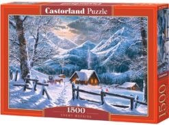 Пъзел Castorland 1500 части -  Снежно утро