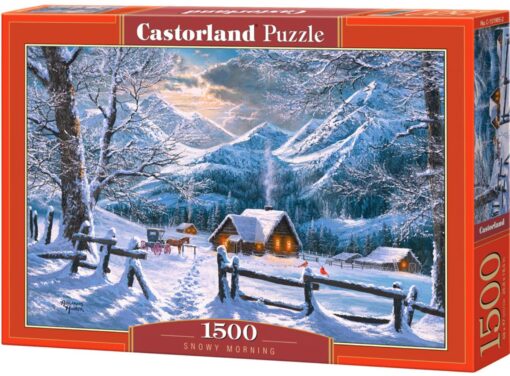 Пъзел Castorland 1500 части -  Снежно утро