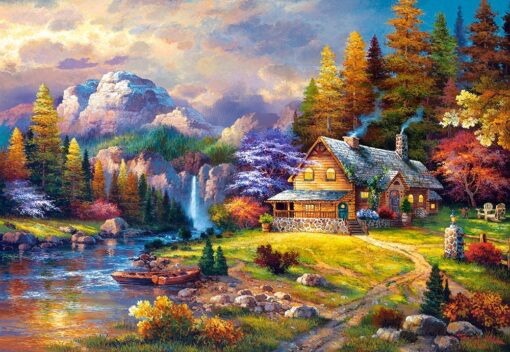 Пъзел Castorland 1500 части - Убежище в планината - Image 2