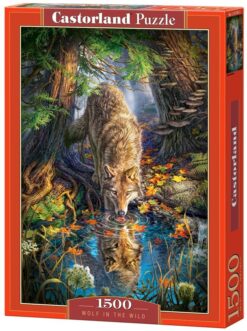 Пъзел Castorland 1500 части -  Вълк в дивото