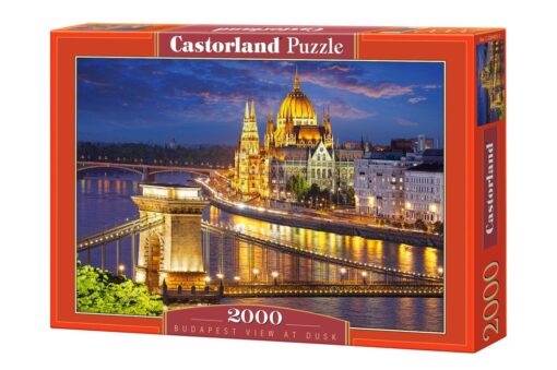 Пъзел Castorland от 2000 части - Будапеща през нощта